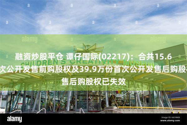 融资炒股平仓 谭仔国际(02217)：合共15.68万份首次公开发售前购股权及39.9万份首次公开发售后购股权已失效