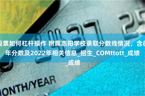 股票如何杠杆操作 附属惠阳学校录取分数线情况，含往年分数及2022年相关信息_招生_COMttott_成绩