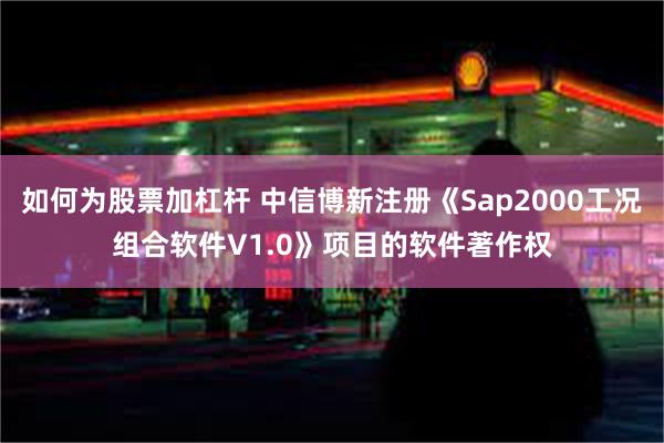 如何为股票加杠杆 中信博新注册《Sap2000工况组合软件V1.0》项目的软件著作权